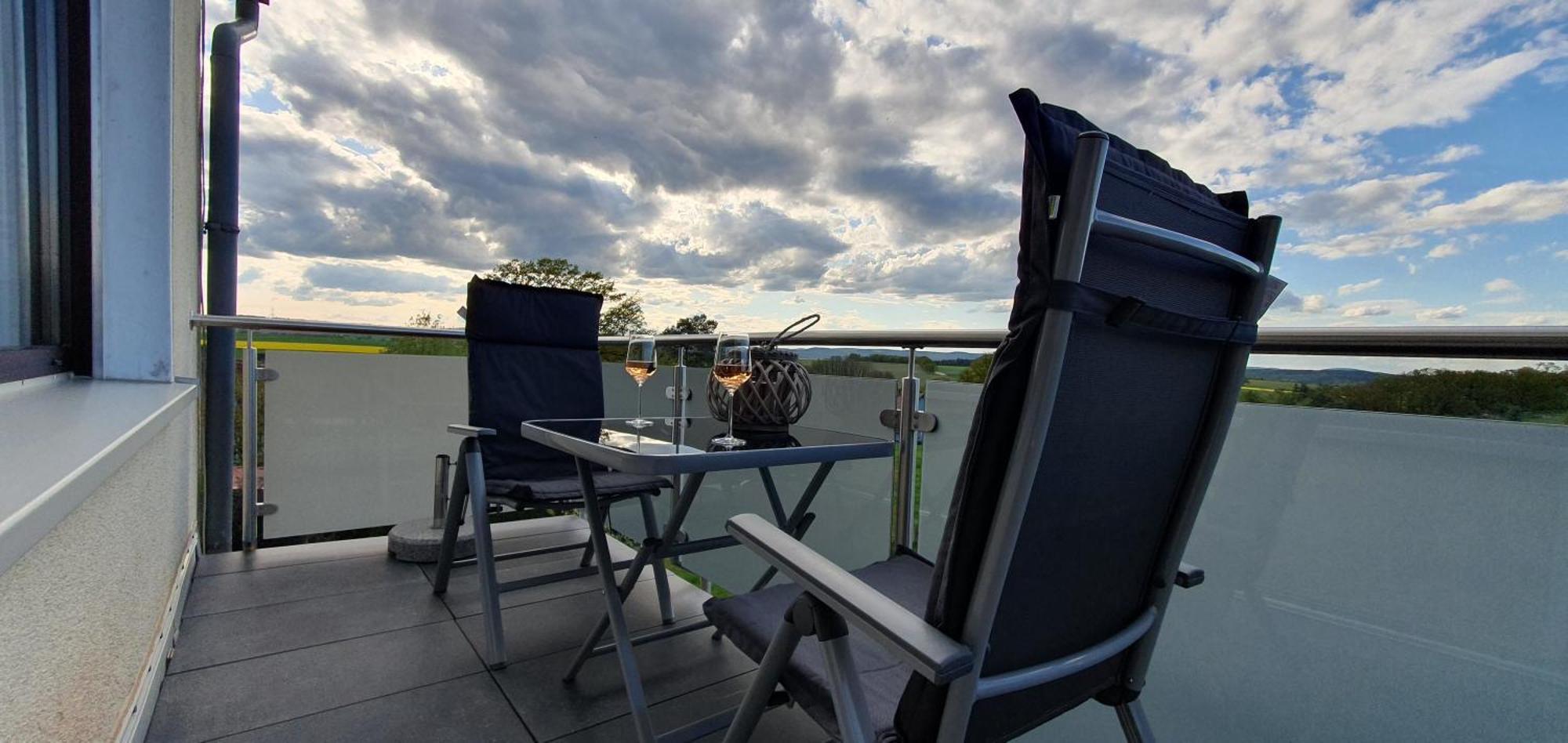 Ferienwohnung Landblick Homberg  Exteriör bild