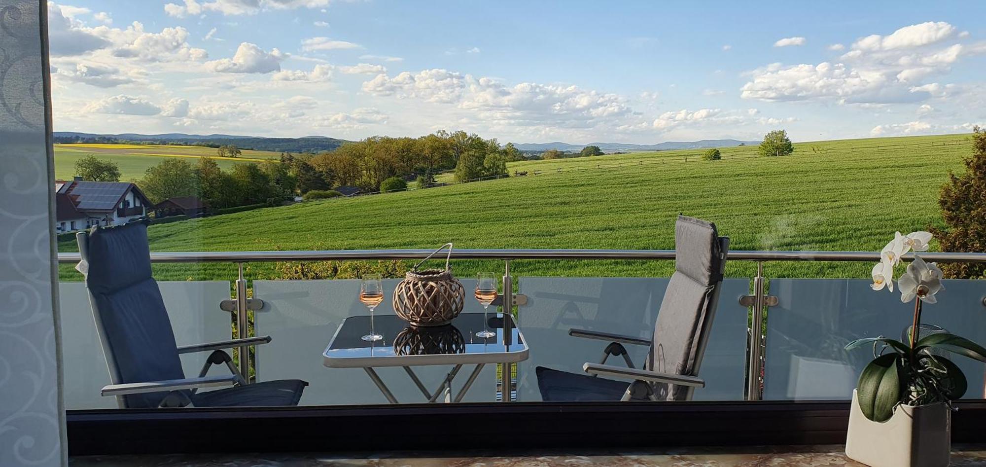 Ferienwohnung Landblick Homberg  Exteriör bild